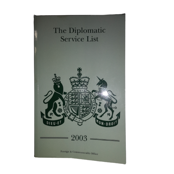 The Diplomatic Service List 2003