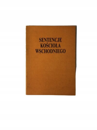Sentencje Kościoła Wschodniego Wyszomirski