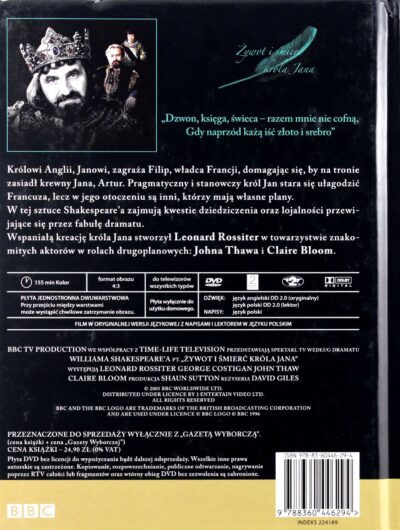 Żywot i śmierć króla Jana + DVD - obrazek 3