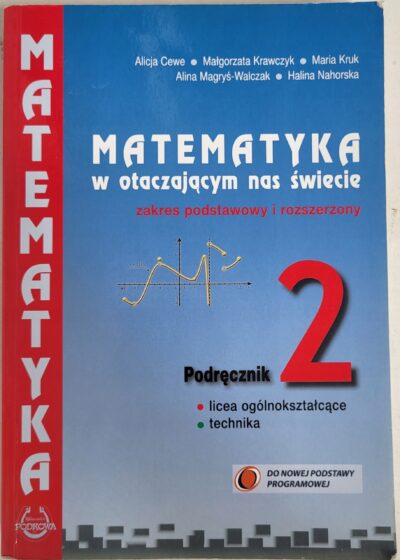 Matematyka w otaczającym nas świecie LO kl.2 podręcznik Praca zbiorowa