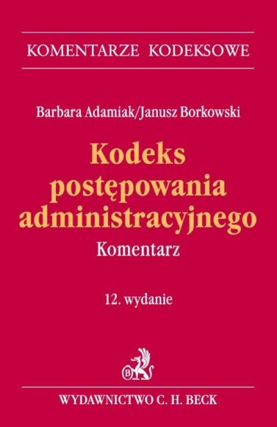 Kodeks postępowania administracyjnego Adamiak - obrazek 2