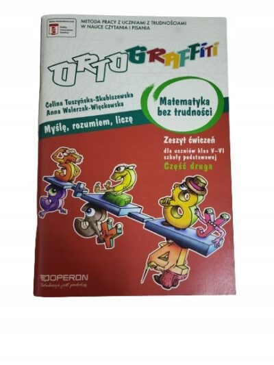Ortograffiti myślę rozumiem liczę matematyka bez trudności