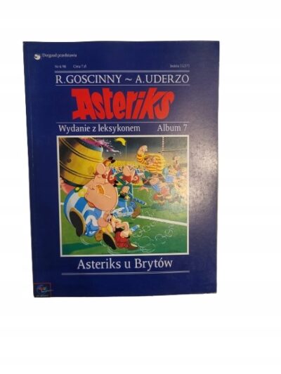 ASTERIKS wydanie z leksykonem - ASTERIKS U BRYTÓW Album 7 nr 6